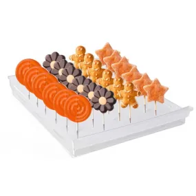 Cake pops : présentez-les sur un joli support transparent adéquat